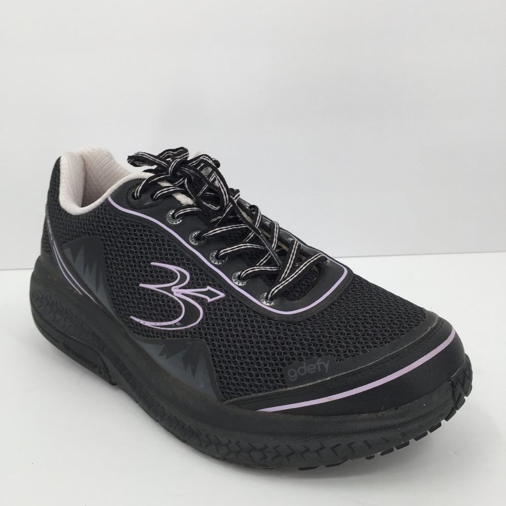 NWOT Gdefy Mighty Walk black comfort sneaker shoe 11